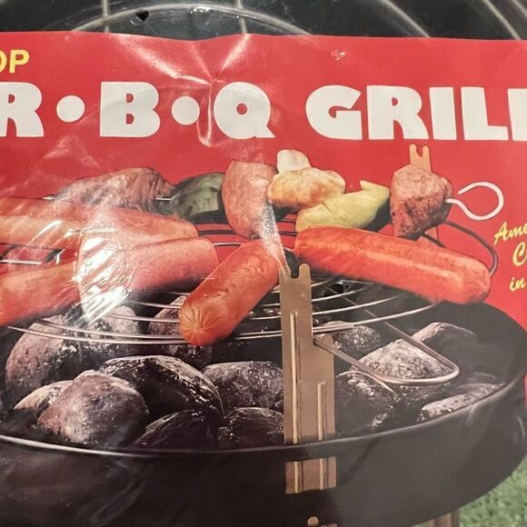 MarshAllan Industries Charcoal Tabletop Bar-B-Q-Grill - Picture 4 of 7